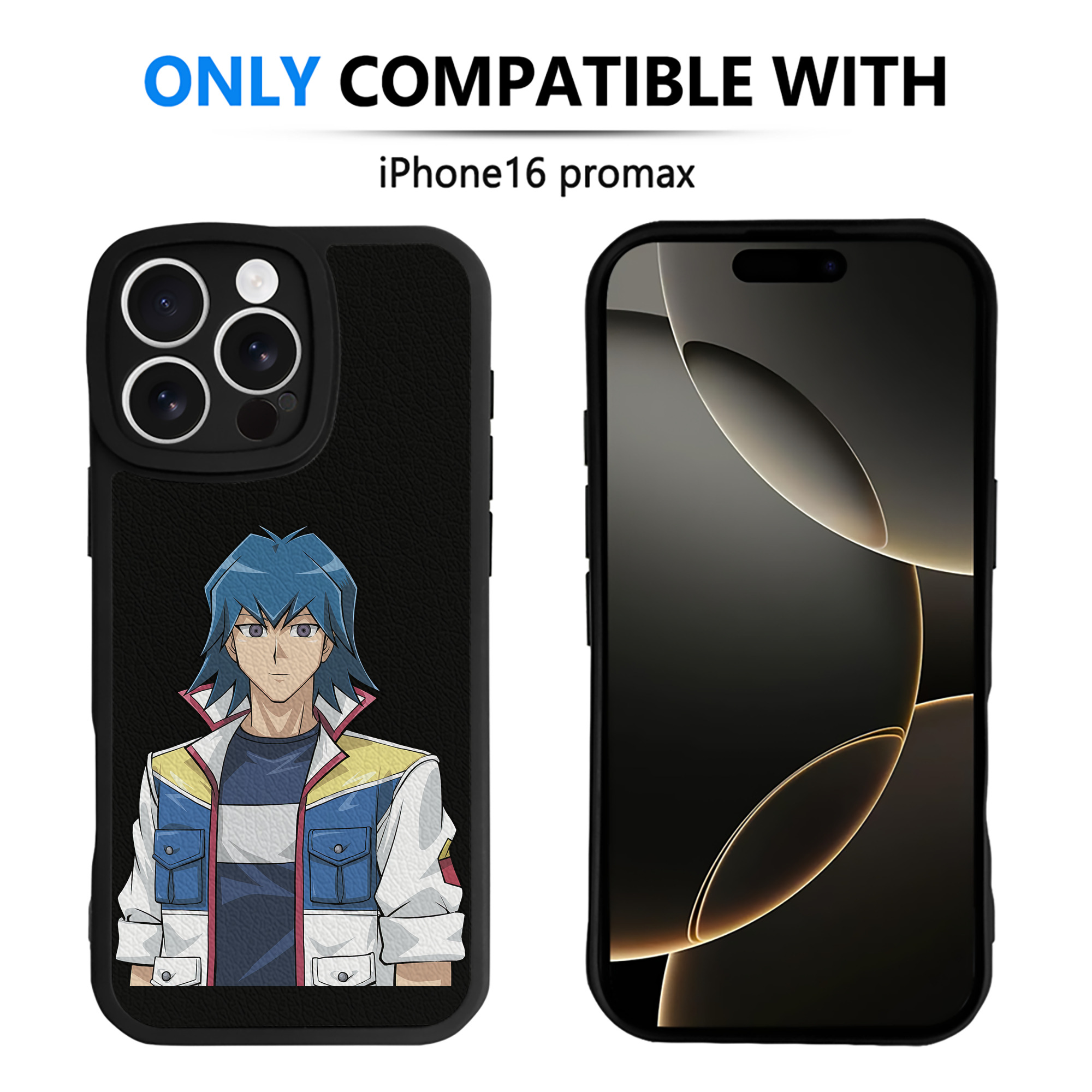 遊☆戯☆王 Yu-Gi-Oh! 【iPhone 16シリーズ対応】シリコンスマホケース（レザー調） 材質：シリコン